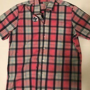 Sun River Clothing Pink Button Up Polo Size XL NWT